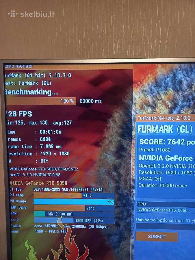 Msi Geforce Rtx 5050 Ventus 2x Oc 8g - nuotraukos Nr. 6