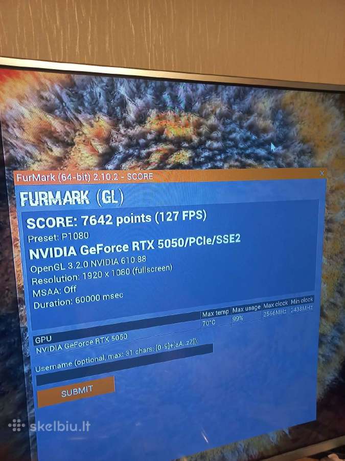 Msi Geforce Rtx 5050 Ventus 2x Oc 8g - nuotraukos Nr. 5