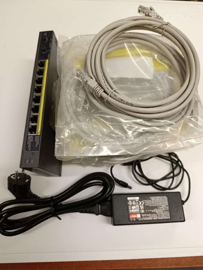 Komutatorius (Switch) Netgear Gs110tp - nuotraukos Nr. 4
