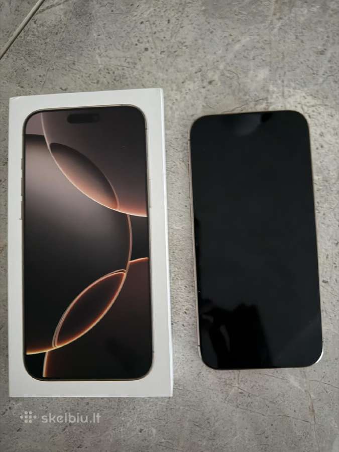 Apple iPhone 16 Pro Max 256gb dykumų titanas - nuotraukos Nr. 2