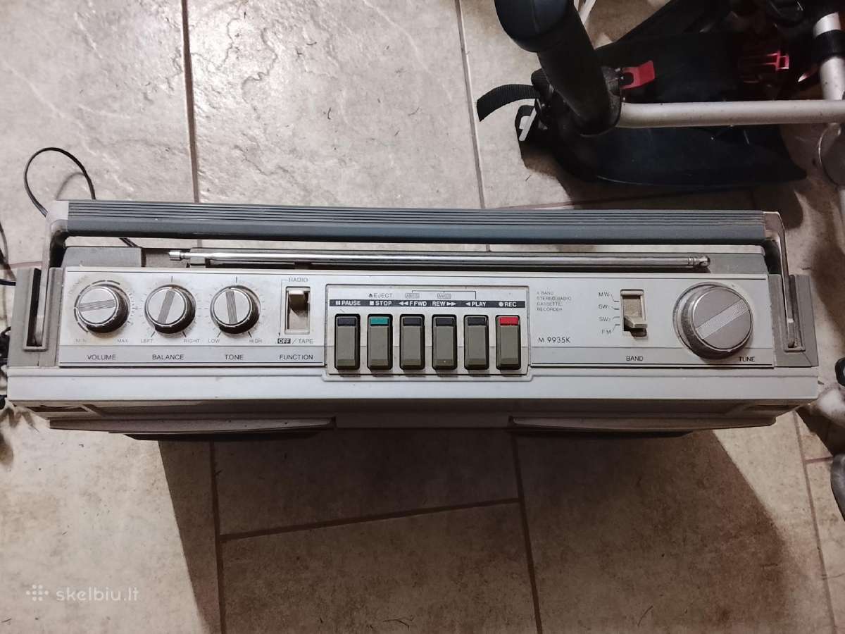 Sanyo magnetofonas - nuotraukos Nr. 3