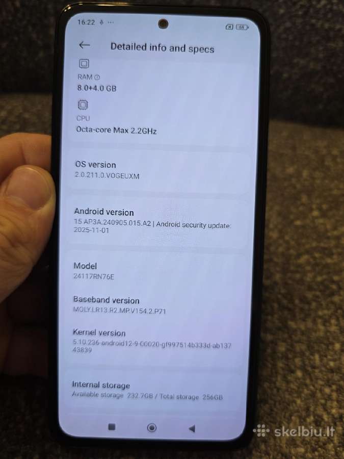 Xiaomi redmi note 14 256gb - nuotraukos Nr. 8