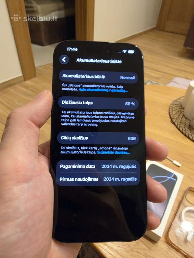 iPhone 16 Pro 128gb - nuotraukos Nr. 9