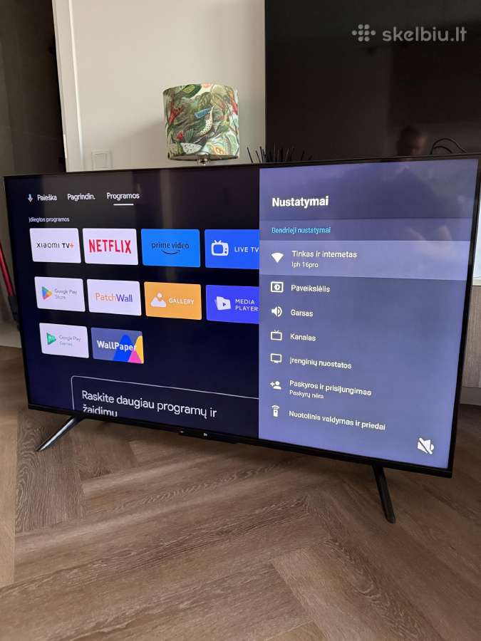 Xiaomi Smart TV P1 4k didelis 55 colių - nuotraukos Nr. 4