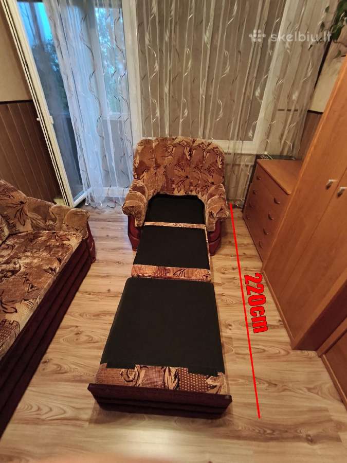 3 dalių minkštų baldų komplektas - nuotraukos Nr. 13