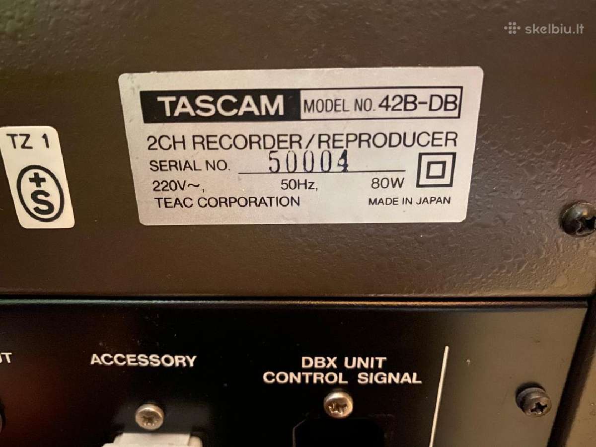 Tascam 42b-db - nuotraukos Nr. 2