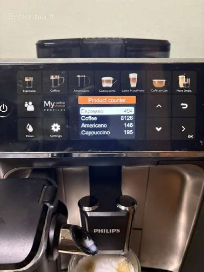Automatinis kavos aparatas Philips Ep5444/90 - nuotraukos Nr. 10