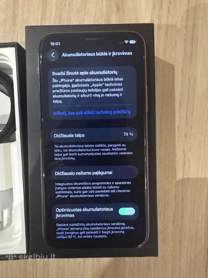 iPhone 11 pro 64gb gold - nuotraukos Nr. 10