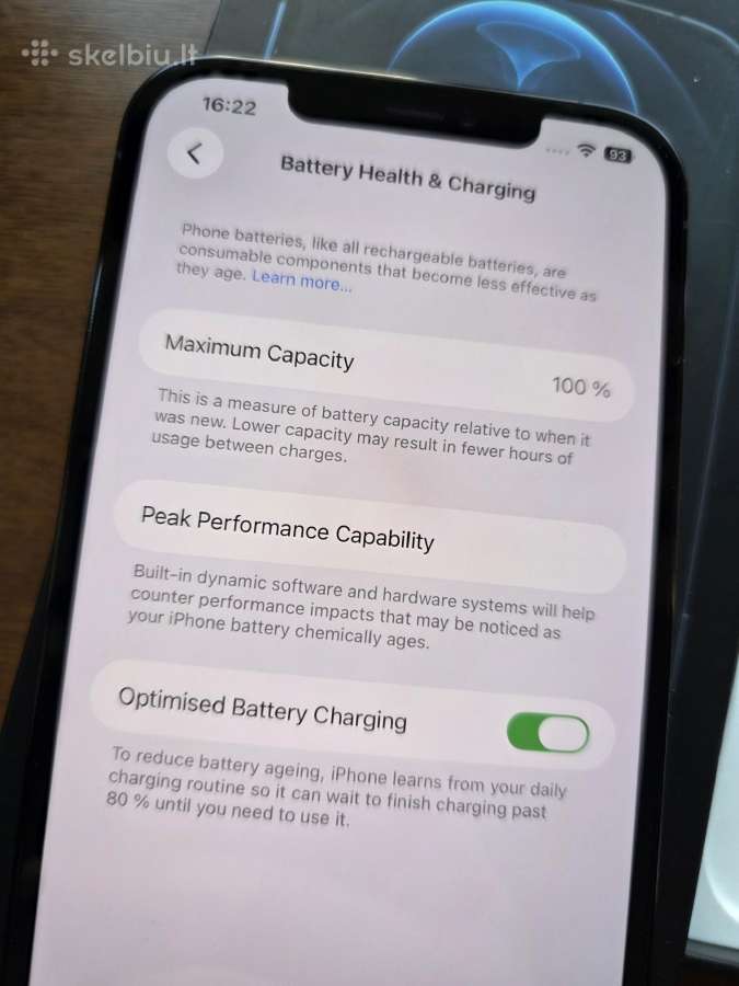 Apple iPhone 12 pro max 128gb - nuotraukos Nr. 8