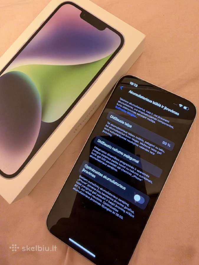 iPhone 14 pink 128 GB - nuotraukos Nr. 2