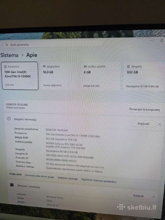 Tvarkinga I9 13900k dėžė - nuotraukos Nr. 29