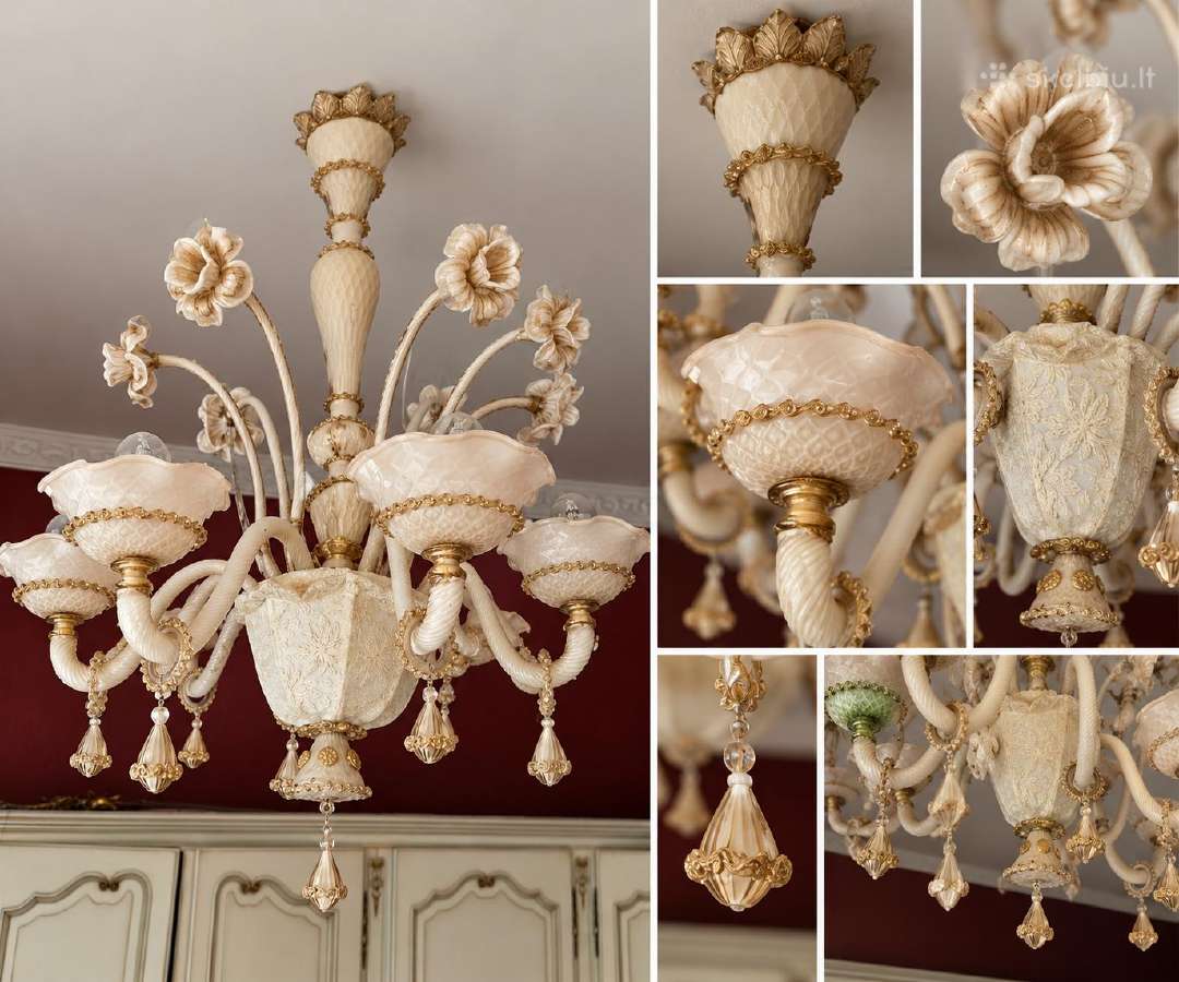 Lubiniai sieniniai pastatomi vintaziniai murano st - nuotraukos Nr. 10