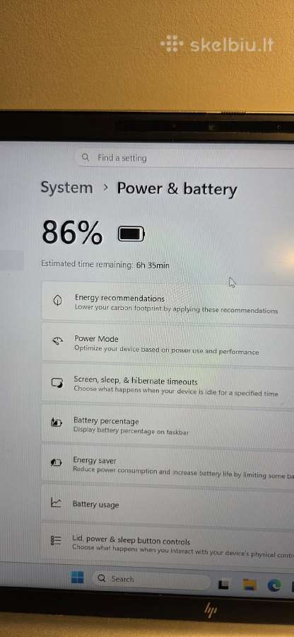 Hp Elitebook 840 G11 Ultra5/16ram/512gb - nuotraukos Nr. 19
