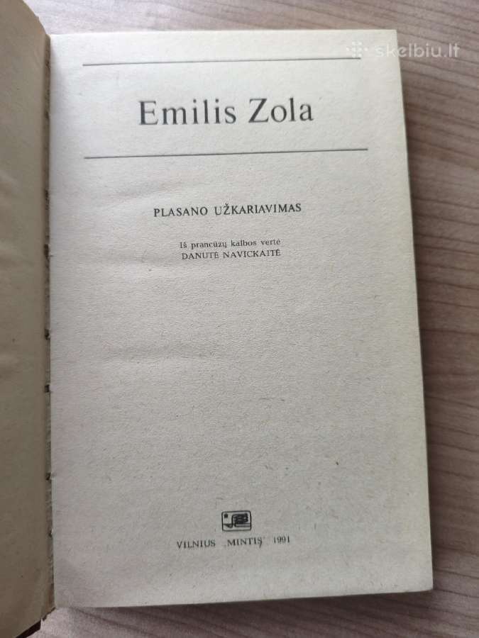 Emilis Zola "Plasano užkariavimas" - nuotraukos Nr. 4