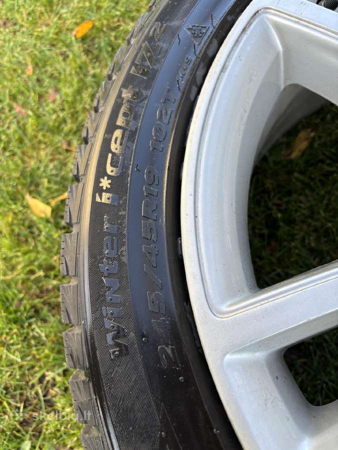 R19 245 45 Hankook žieminės padangos su diskais - nuotraukos Nr. 6