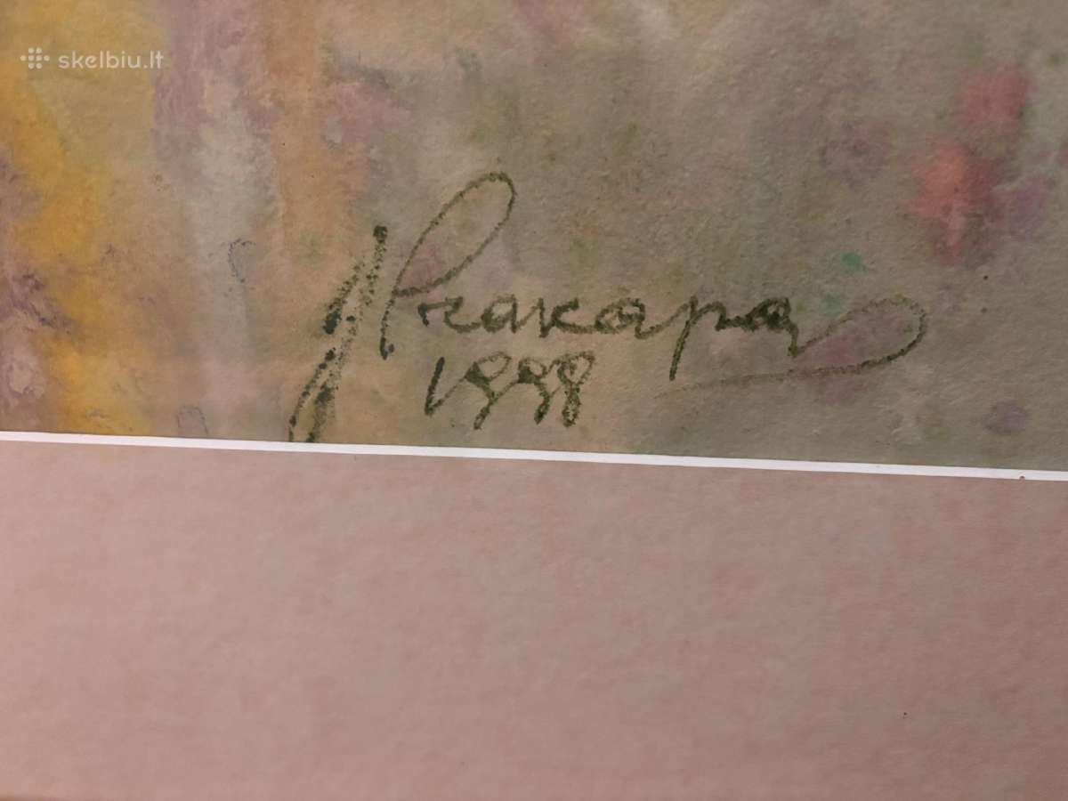 Tapytas paveikslas akvarelė - nuotraukos Nr. 3