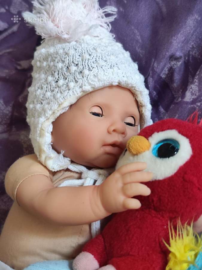 Labai tikroviška reborn lėlė kaip kūdikis - nuotraukos Nr. 7