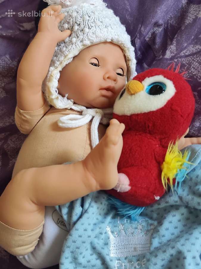 Labai tikroviška reborn lėlė kaip kūdikis - nuotraukos Nr. 5