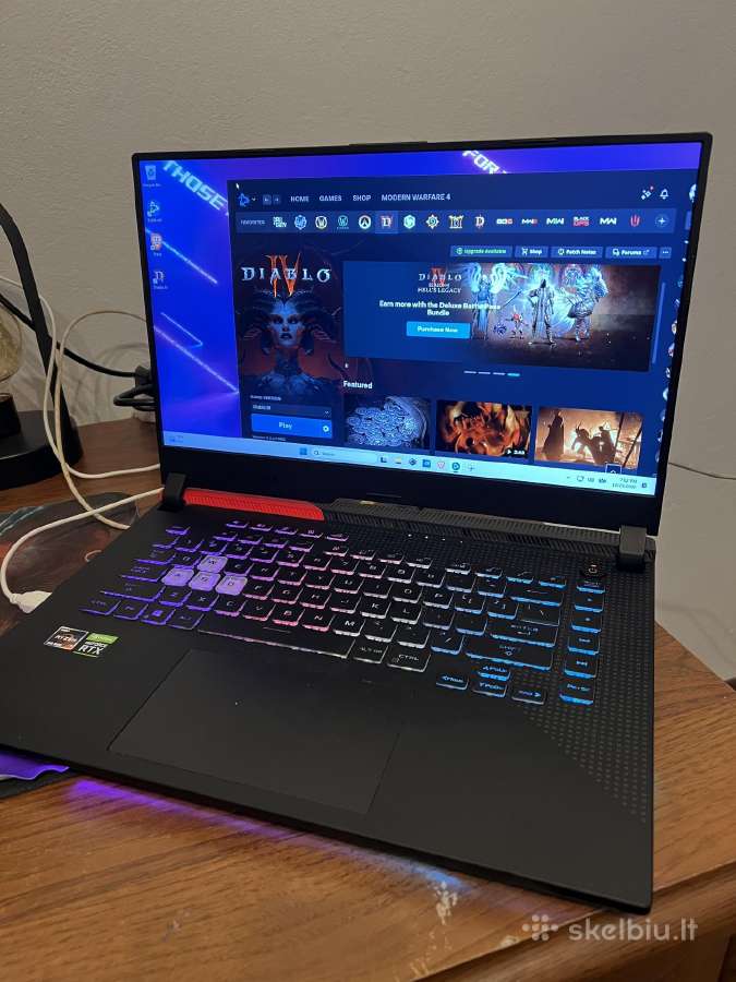 Asus rog strix g15 gaming laptop - nuotraukos Nr. 2
