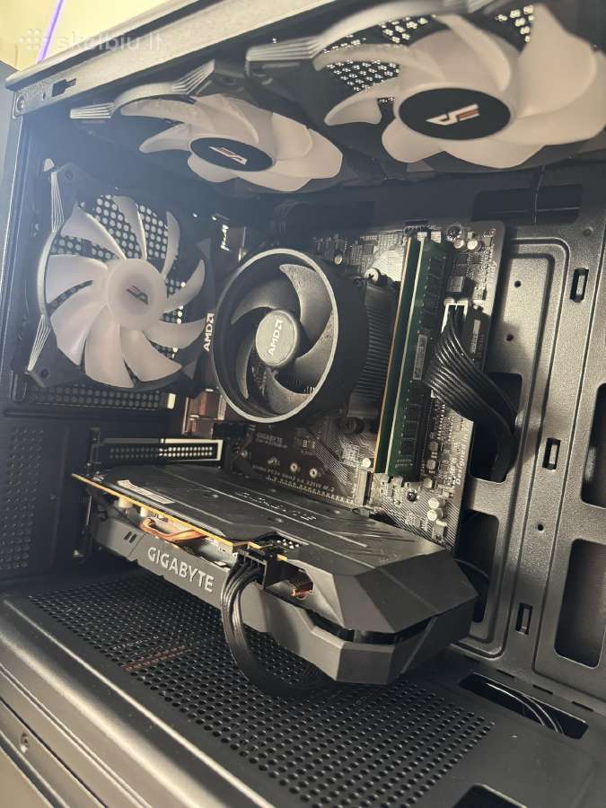 Kompiuteris Gtx 1660 Super, Ryzen 5 3400g,16gb RAM - nuotraukos Nr. 3