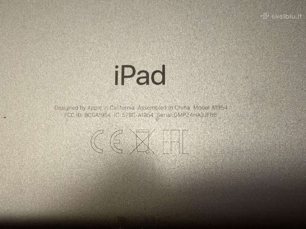 Apple iPad 6 2018 a1954 32gb WiFi - nuotraukos Nr. 5
