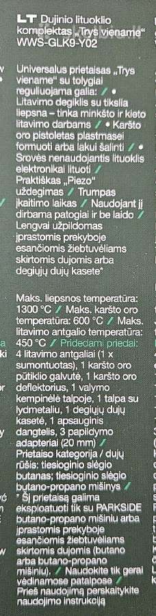 Lituolis dujinis 3 in 1 komplektas 30eur. - nuotraukos Nr. 3