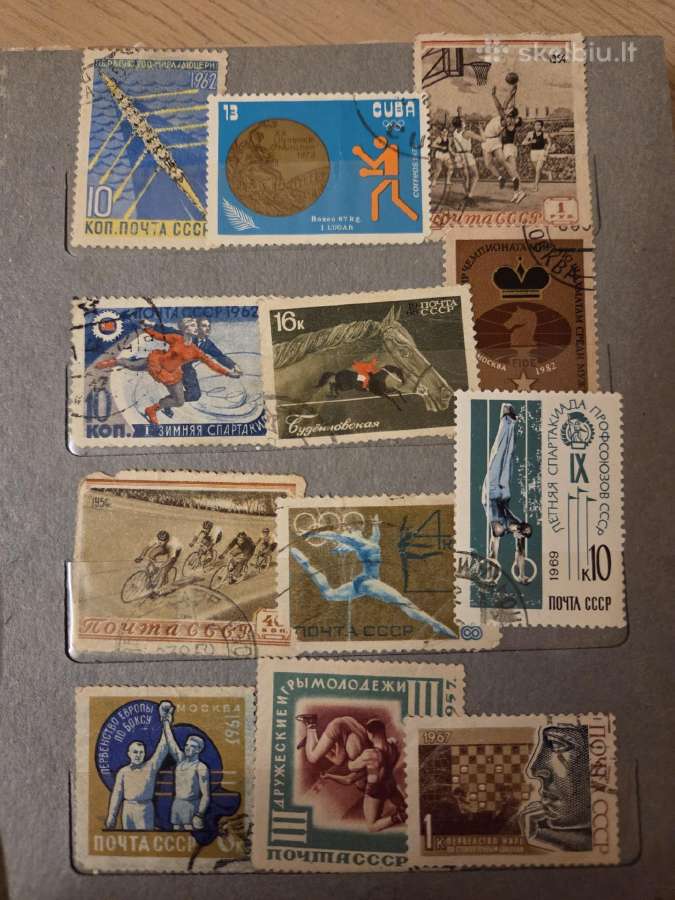 Parduodami įvairūs antspauduoti pašto ženklai 40eu - nuotraukos Nr. 2