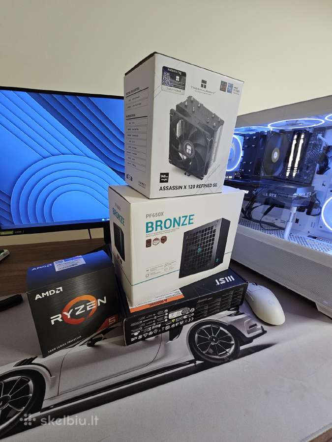 Gaming Pc Ryzen 5 5600 Rtx 3060 12gb 16gb - nuotraukos Nr. 5