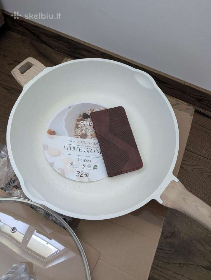 Nauja Carote 32 cm Wok su stikliniu dangčiu - nuotraukos Nr. 4