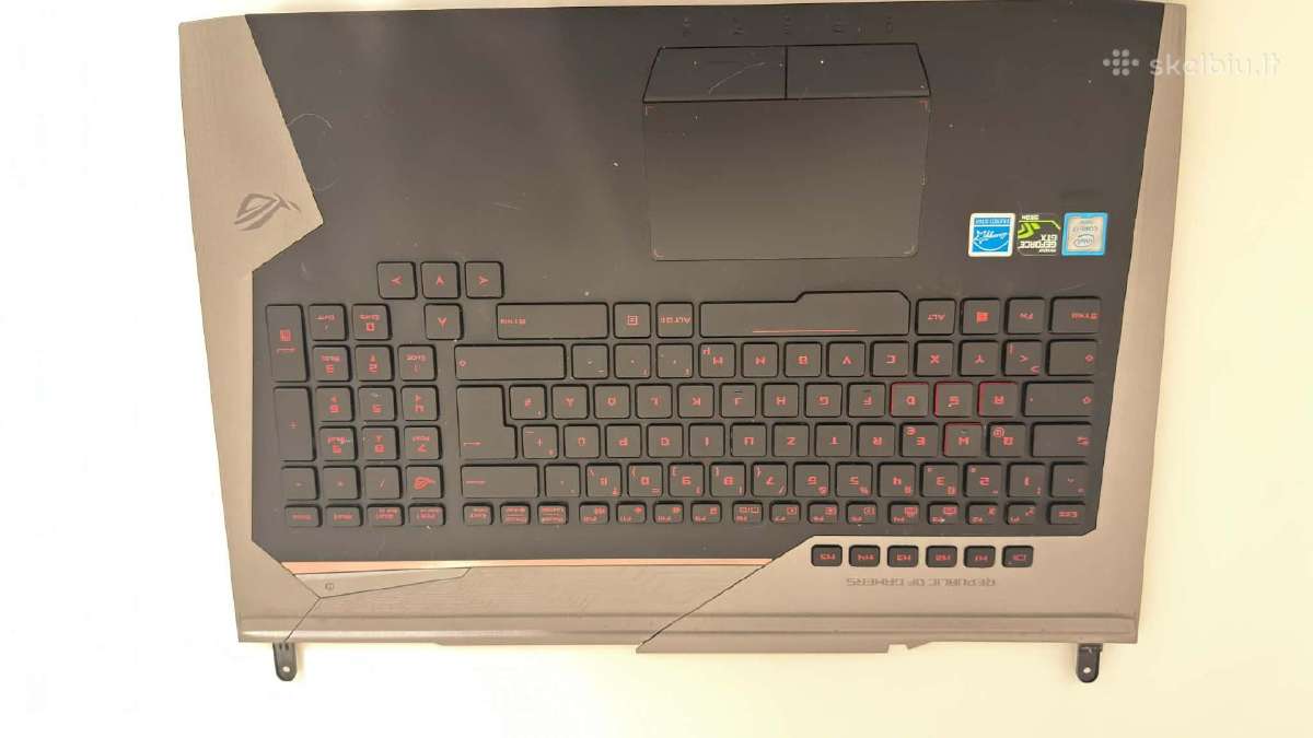 Asus Rog G752vy dalys komplektu (Ekranas 17.3, kro - nuotraukos Nr. 2