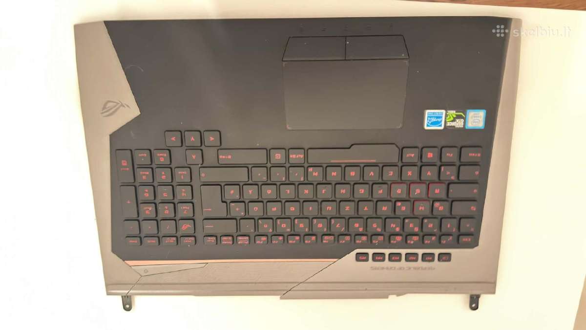 Asus Rog G752vy dalys komplektu (Ekranas 17.3, kro - nuotraukos Nr. 13