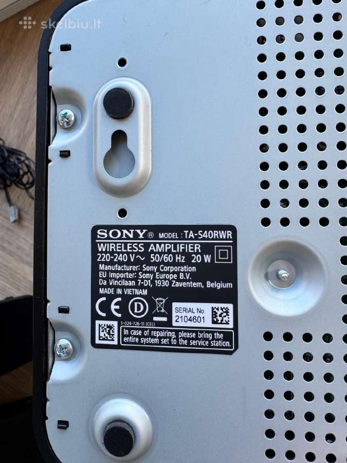 Sony Hts-40r Soundbaras - nuotraukos Nr. 2