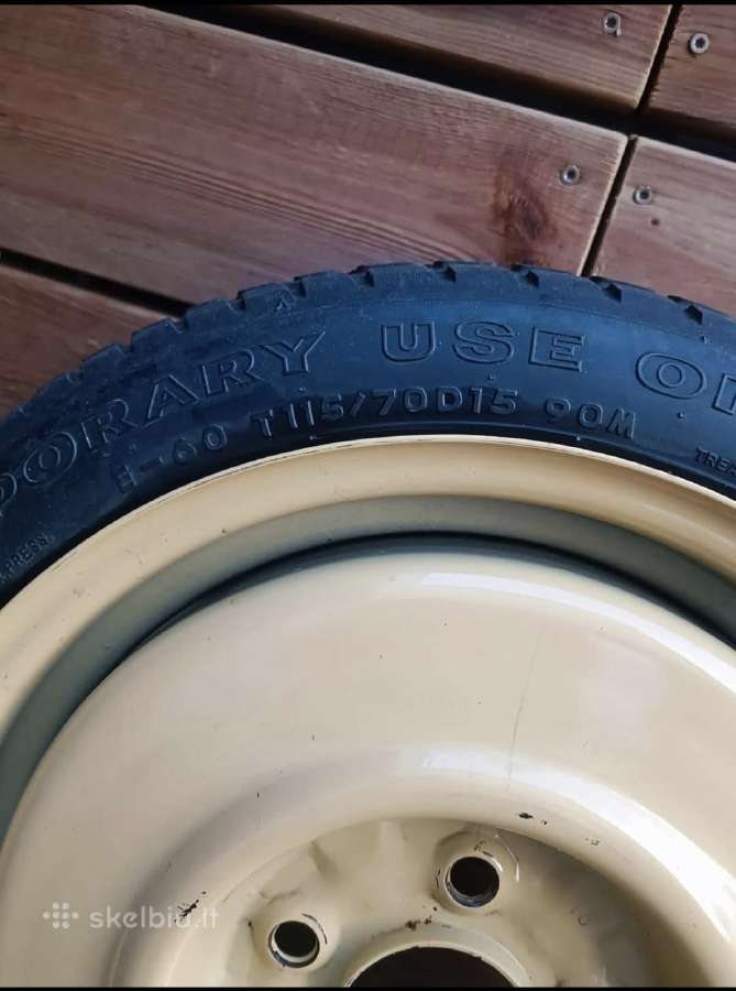 Atsarginis ratas R15 5x114,3 - nuotraukos Nr. 2