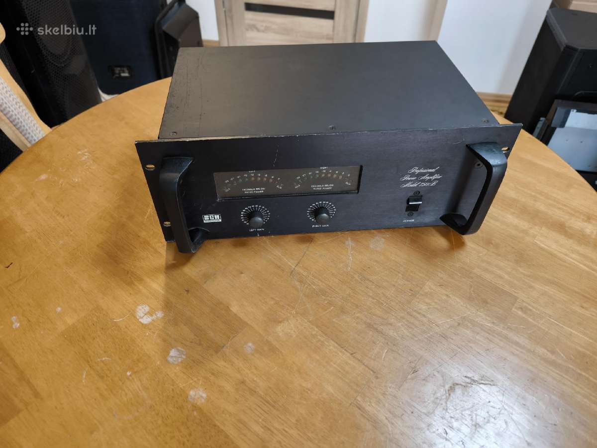 Vintazinis garso stiprintuvas Bgw systems 750b - nuotraukos Nr. 2