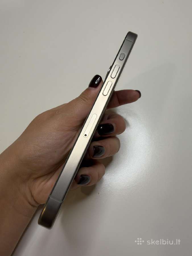 iPhone 15 Pro 128gb Natural Titanium spalvos - nuotraukos Nr. 2