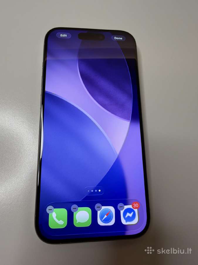 iPhone 15 Pro 128gb Natural Titanium spalvos - nuotraukos Nr. 5