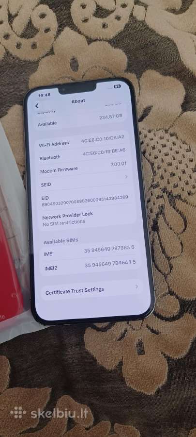 Parduodu iPhone 13 Pro Max 256gb - nuotraukos Nr. 7