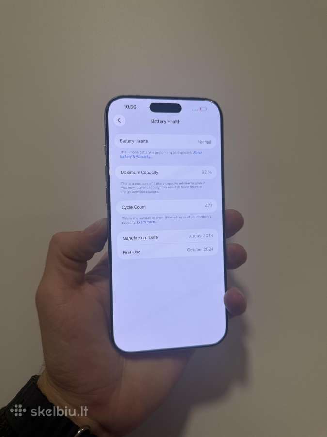 iPhone 16 Pro Max 256 - nuotraukos Nr. 3