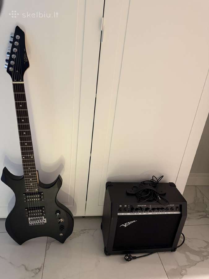 Elektrine gitara su kubu - nuotraukos Nr. 3