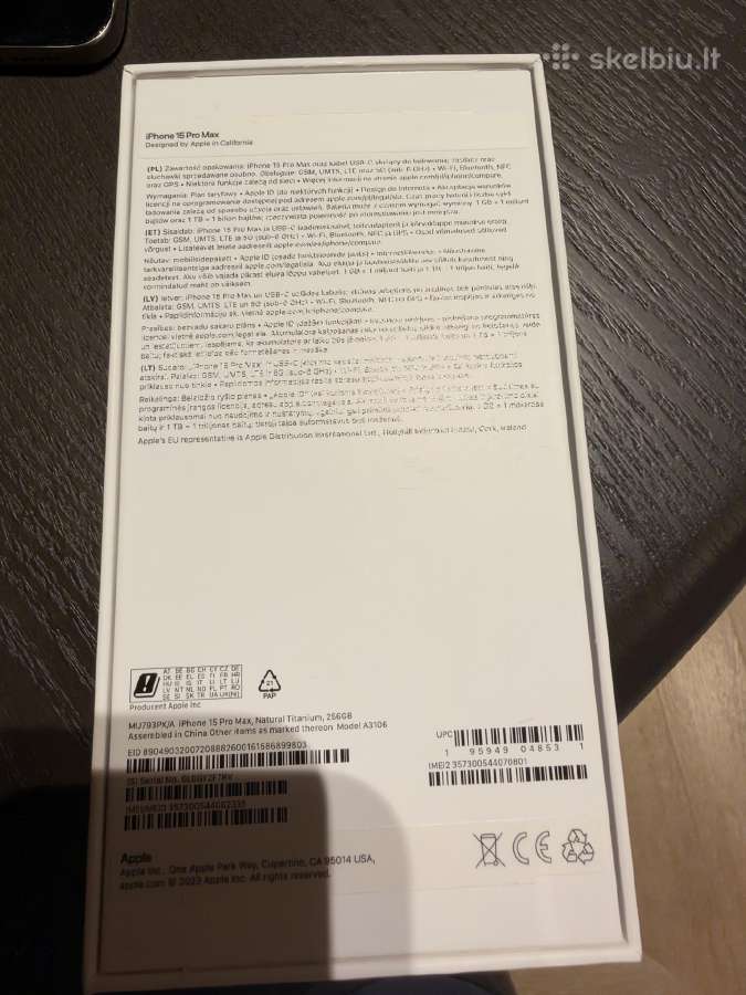 iPhone 15 Pro Max - nuotraukos Nr. 5