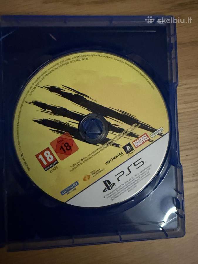 Wolverine ps5 disc - nuotraukos Nr. 2