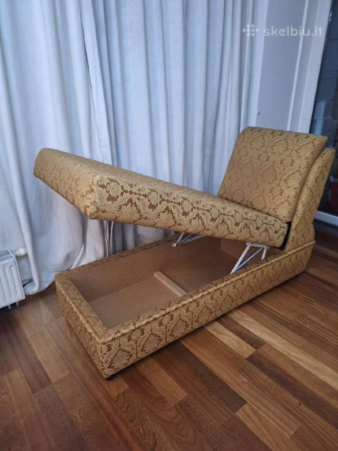 Dieninė sofa su patalynės dėže - nuotraukos Nr. 2