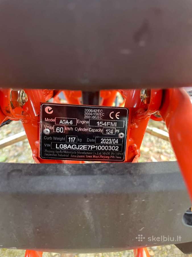 Parduodamas keturratis Monkey Com Rfz 125cc - nuotraukos Nr. 7