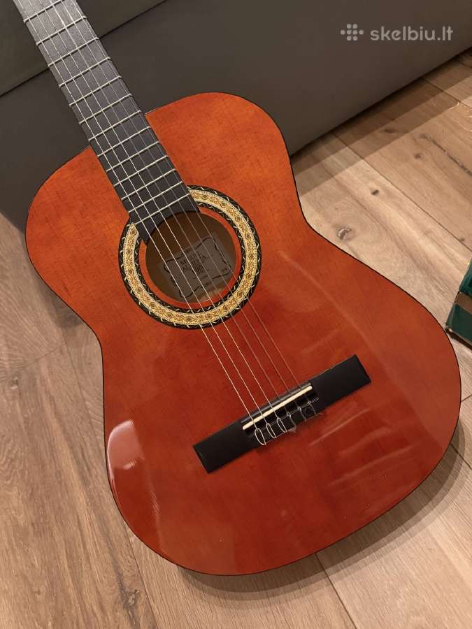 Klasikinė 3/4 kokybiška gitara su dėklu! - nuotraukos Nr. 2