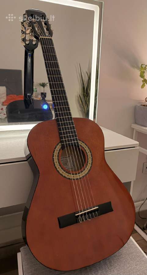 Klasikinė 3/4 kokybiška gitara su dėklu! - nuotraukos Nr. 3