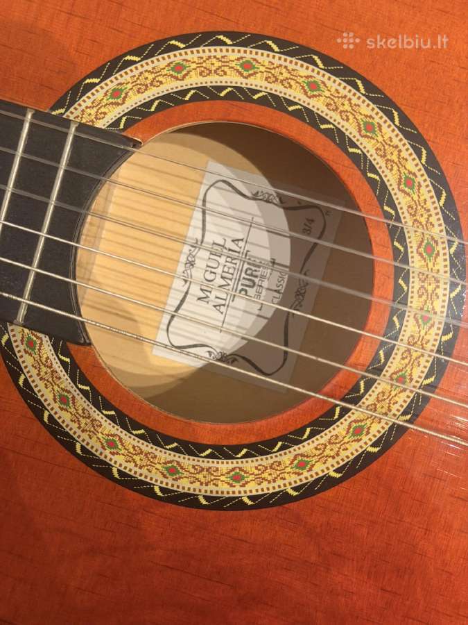 Klasikinė 3/4 kokybiška gitara su dėklu! - nuotraukos Nr. 9