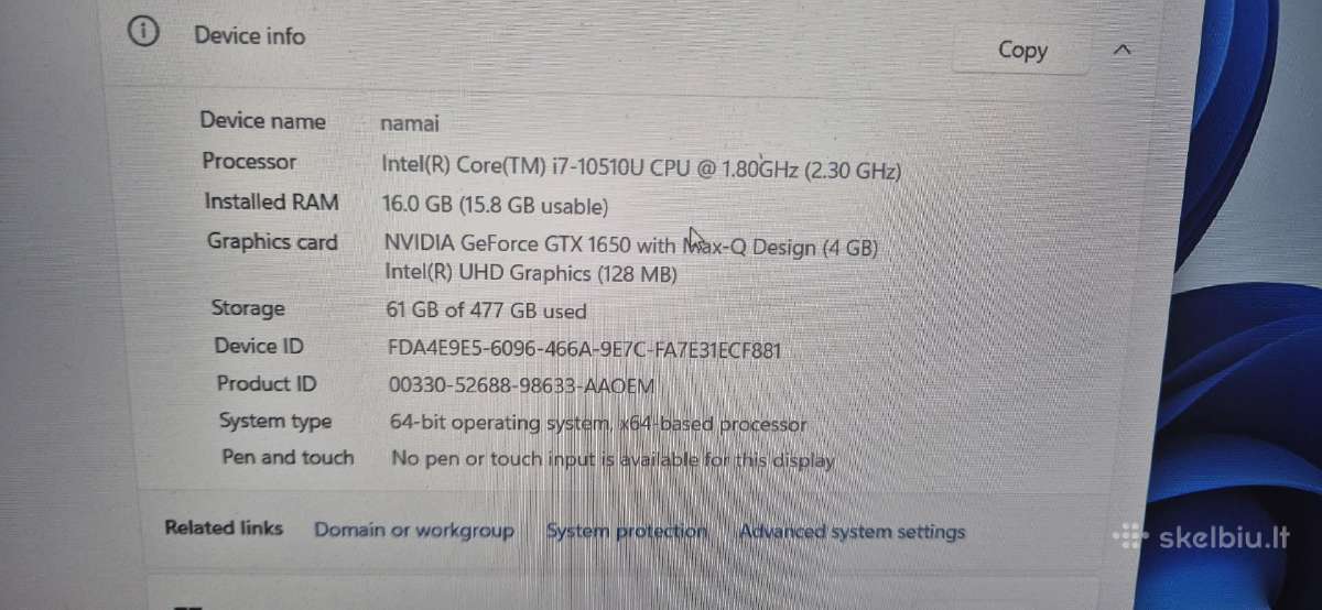 Asus zenbook - nuotraukos Nr. 9