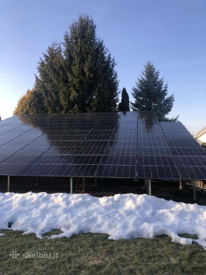 Antžeminė saulės elektrinės konstrukcija, galime - nuotraukos Nr. 3