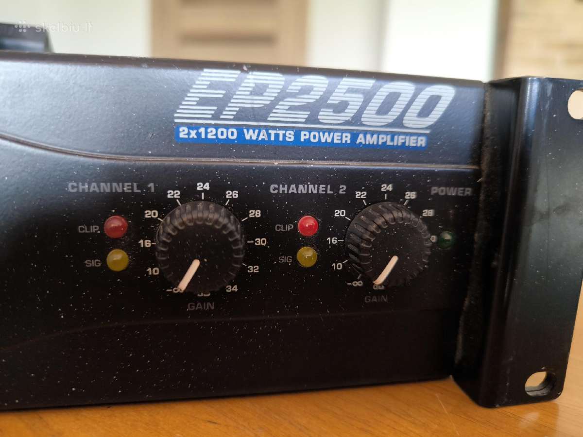 Garso stiprintuvas Behringer ep 2500 - nuotraukos Nr. 3