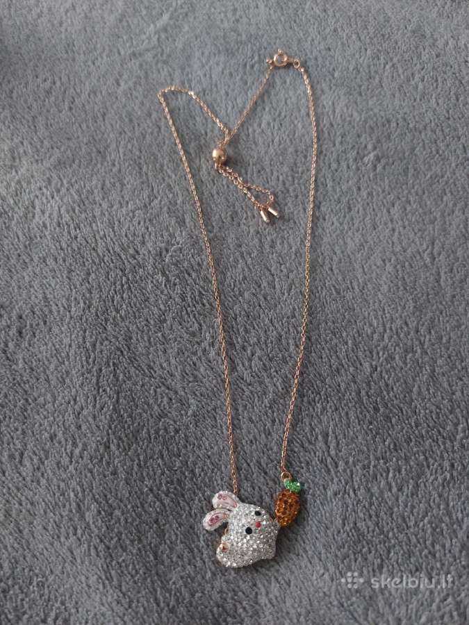 Swarovski triušio grandinėlė - nuotraukos Nr. 3